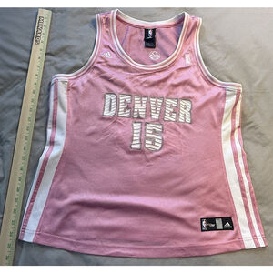 Anthony #15 Denver Nuggets Adidas NBA4Her Pink Jersey Women's Size XL